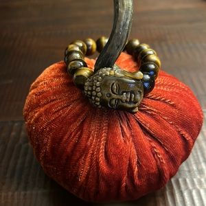 Rarities by Carol Brodie Tigers Eye Buddha Bracelet